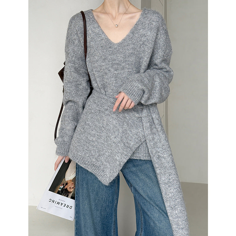 New Design Loose Lazy Style Wool Sweater