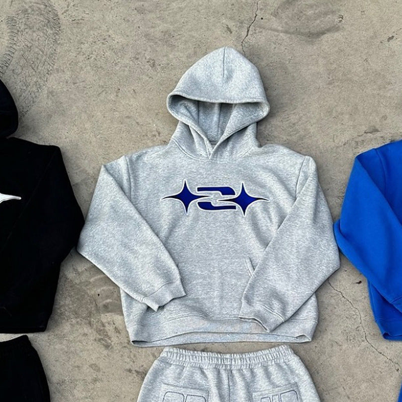 Autumn & Winter Casual Retro Hip-hop Sportswear Fashionable Hoodie