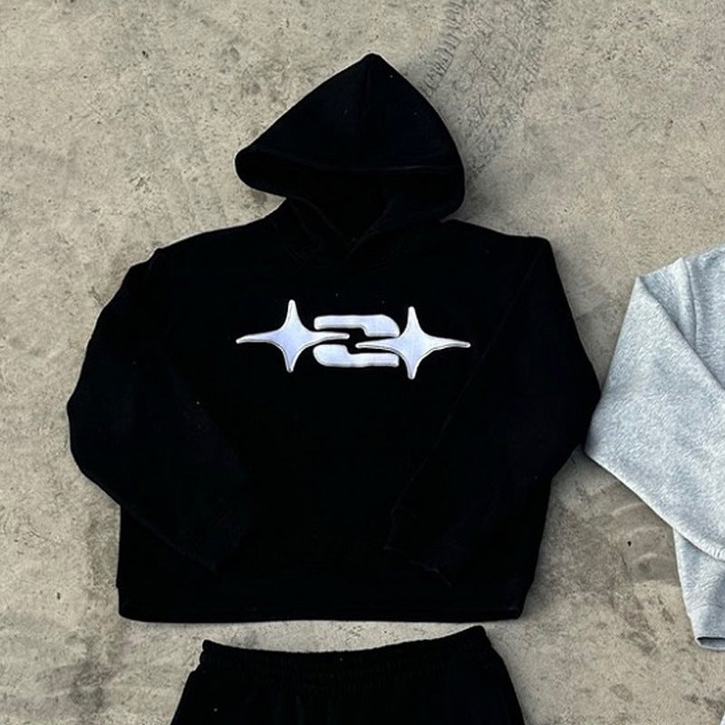 Autumn & Winter Casual Retro Hip-hop Sportswear Fashionable Hoodie