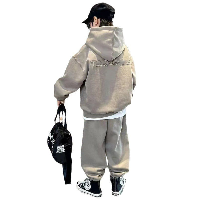 Polyester Children's Loose-fitting Plus Size Pullover