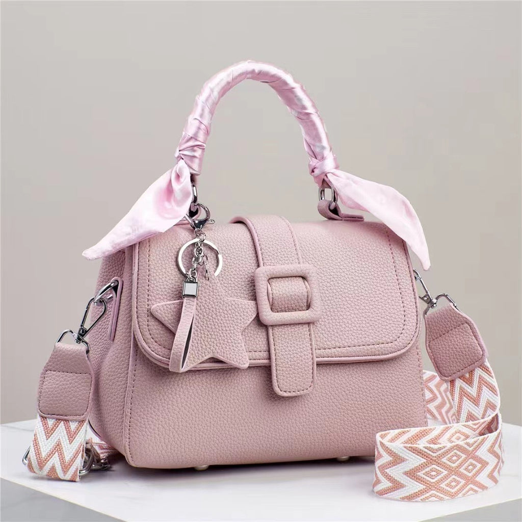 Solid Color Spring And Summer Handbag