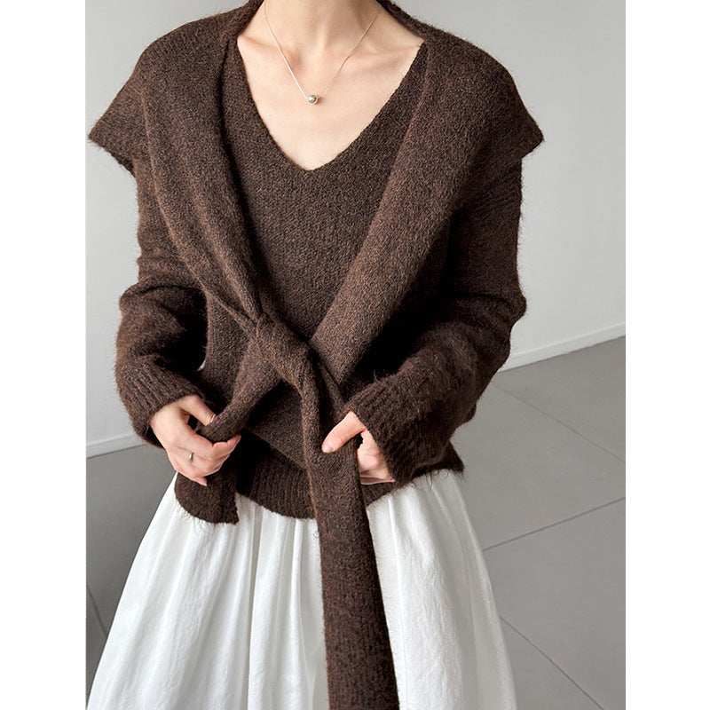New Design Loose Lazy Style Wool Sweater